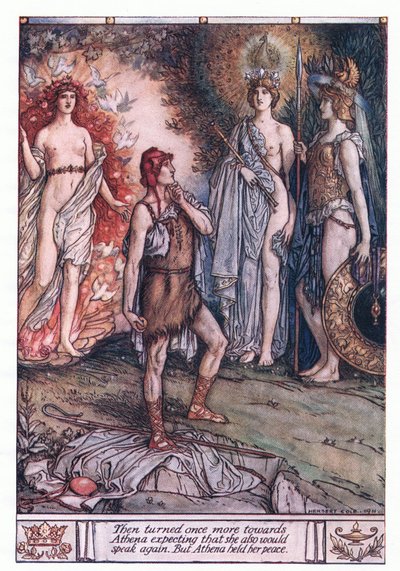 Then Turned Once More to Athena, Expecting That She Would Speak Again. But Athena Held Her Peace by Herbert Cole